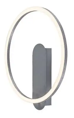 RABALUX Tumnus, LED plafonska lampa, srebrna 14W, 1025-1400lm, 3000K