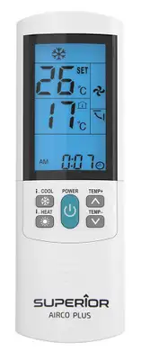 SUPERIOR RC AIRCO Plus univerzalni daljinski upravljač za klime