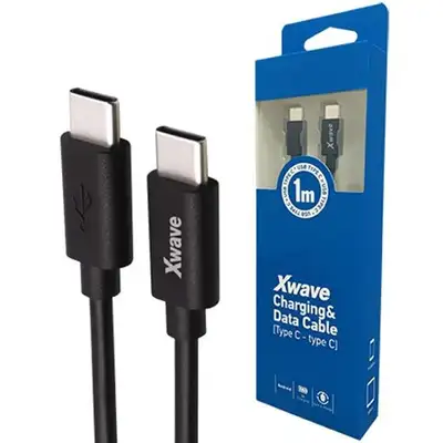 XWAVE Tip-C muški na Tip-C muški 1M 60W 3A 10Gbps