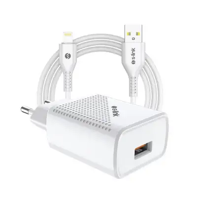 S-LINK SL-EC40L 12W punjac + lightning 5V, beli