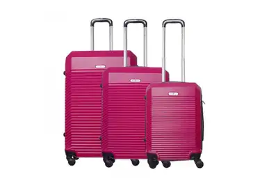 ENOVA CAPRI ABS Set kofera 3 / 1 Pink