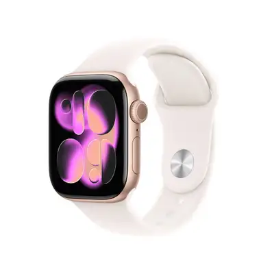 APPLE Watch S11 Cellular 42mm Rose Gold Aluminium Case with Light Blush Sport Band - S / M mf8e4rk / a