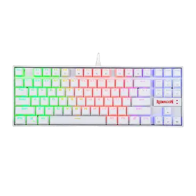 REDRAGON Kumara K552-RGB Mechanical White- Red Switch