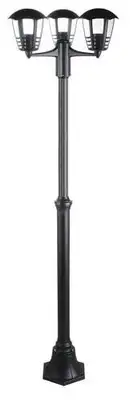 RABALUX Marseille spoljna staj.lampa E27 3x60W IP44 crna