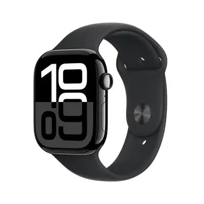 APPLE Watch S10 GPS 42mm Jet Black Alu Case with Black Sport Band - M/L mwwf3qv/a