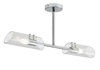 RABALUX Teodoro plafonjera E14 2x12W hrom
