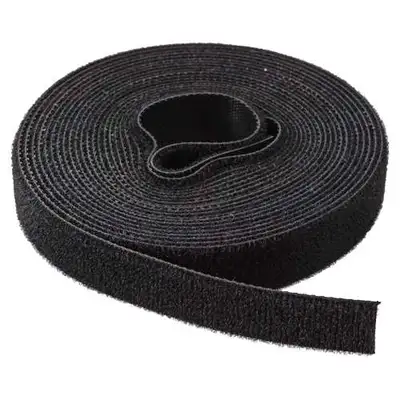 LOGILINK Cicak traka za vezivanje kablova Velcro 4m (Crna)