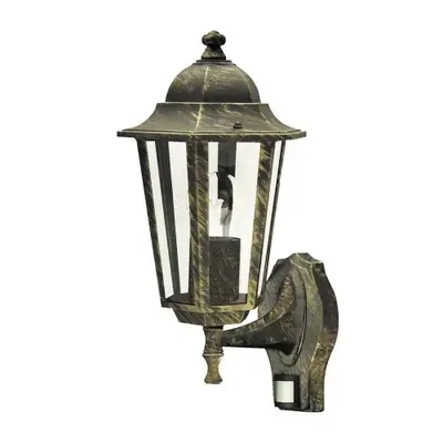 RABALUX Velence spoljna zidna lampa 60W agold IP44 senzor