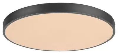 RABALUX Tesia, plafonjera,mat crna,LED 36W 2600lm 3000K 40cm
