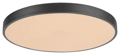 RABALUX Tesia, plafonjera,mat crna,LED 36W 2600lm 3000K 40cm