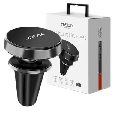 YESIDO Drzac za ventilaciju sa magnetom (C57) Black