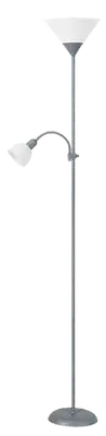 RABALUX Action podna lampa sa citacem E27+E14 silver/bela