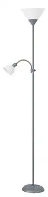 RABALUX Action podna lampa sa citacem E27+E14 silver / bela