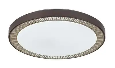 RABALUX Matea plafonjera,LED 40W, braon,D50cm