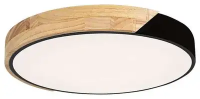 RABALUX Maple, plafonjera,mat crna, LED 24W 1760lm 4000K 42cm