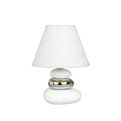 RABALUX Salem keramicka stonaE14 40W belo-srebro