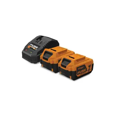 VILLAGER POWER-BUNDLE 2 x 4.0 Ah + fast charger 4.5 A