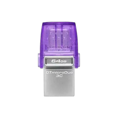 KINGSTON Fleš pen 64GB, DT microDuo3CG3, DTDUO3CG3 / 64GB