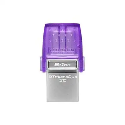 KINGSTON Fleš pen 64GB, DT microDuo3CG3, DTDUO3CG3 / 64GB