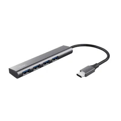 TRUST ADAPTER HALYX USB HUB-3.2 4xUSB Grey