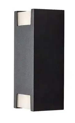 RABALUX Cernon, spoljna zidna 2xGU10, aluminium crna, dimenzije: 7,5xH21cm, IP44