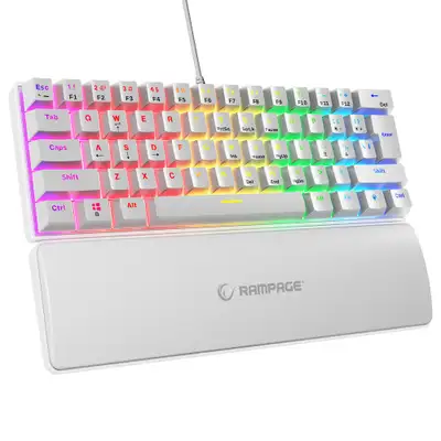 RAMPAGE SET 3U1 Mehanicka Tastatura + Mis + RGB Podloga