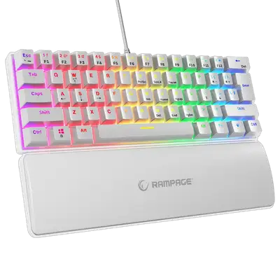 RAMPAGE SET 3U1 Mehanicka Tastatura + Mis + RGB Podloga