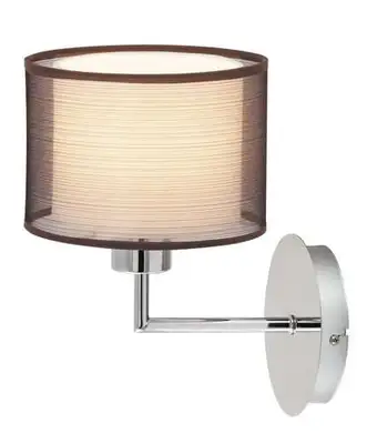 RABALUX Anastasia zidna lampaE27 max 60W hrom / braon