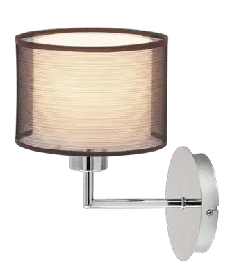 RABALUX Anastasia zidna lampaE27 max 60W hrom/braon