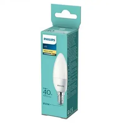 PHILIPS PS725    5.5W (40W) B35 E14 WW FR ND 1PF / 6 DISC