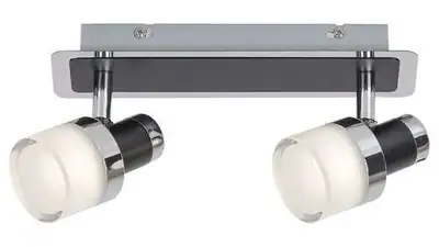 RABALUX Harold,kupatilska,LED10W,IP44,chrom / crna / opal