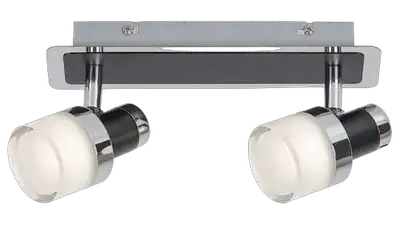 RABALUX Harold,kupatilska,LED10W,IP44,chrom/crna/opal