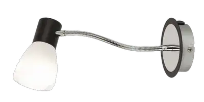 RABALUX Ati zidna lampa E14 max15W crno / hrom