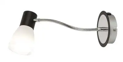 RABALUX Ati zidna lampa E14 max15W crno / hrom