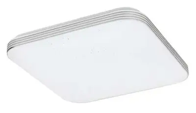RABALUX Oscar2, LED 18W, 1350lm, 4000K, D33cm, zvezdani efekat,  srebrni prsten