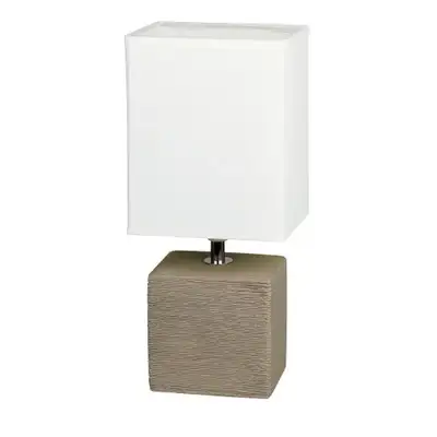 RABALUX Orlando keramicka stona lampa E14 40W braon