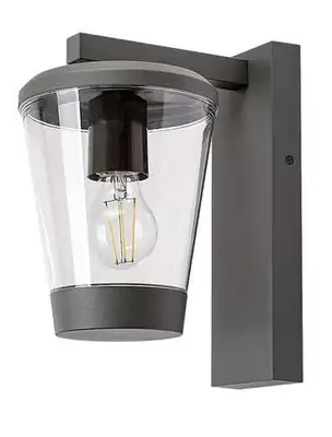 RABALUX Savano spoljna zidna lampa tamno siva aluminijumska E27 40W