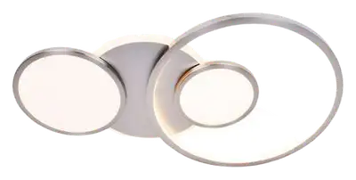 RABALUX Fulvia, LED plafonjera, 50W, 3000K, saten hrom metal