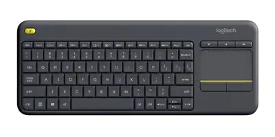 LOGITECH K400 PLUS Wireless Touchpad Black YU 920-008385