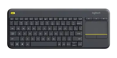 LOGITECH K400 PLUS Wireless Touchpad YU Black 920-008385