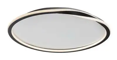 RABALUX Mathiola, LED plafonjera crna 40W, 2200lm, 4000K, 56cm