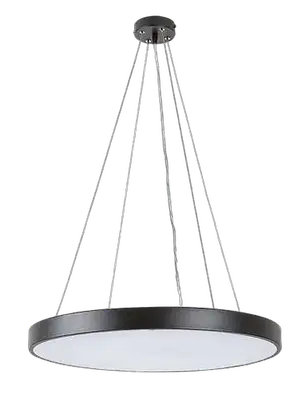 RABALUX Tesia plafonjera crna 60W 3600lm, 3000+6000K, D60cm IP20