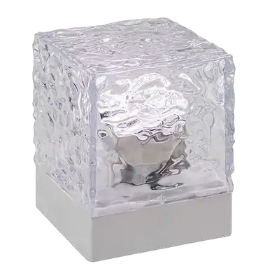 RABALUX Cubiko, stona dekorativna punjiva, samo RGB boje, daljinski, dimabilna (trajanje baterije 8h)