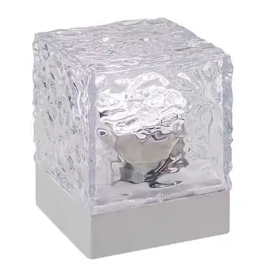 RABALUX Cubiko, stona dekorativna punjiva, samo RGB boje, daljinski, dimabilna (trajanje baterije 8h)