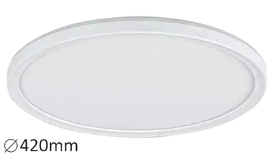 RABALUX Pavel plafonjera LED 22W bela round