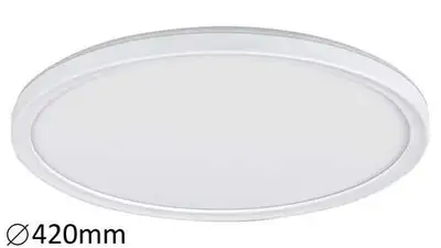 RABALUX Pavel plafonjera LED 22W bela round