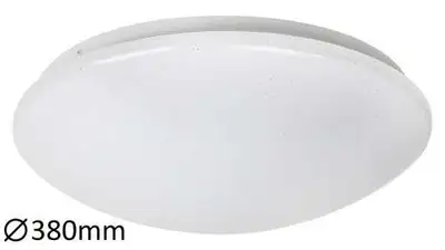 RABALUX Lucas plafonjera LED 24W 4000K 38cm zvezdano IP20