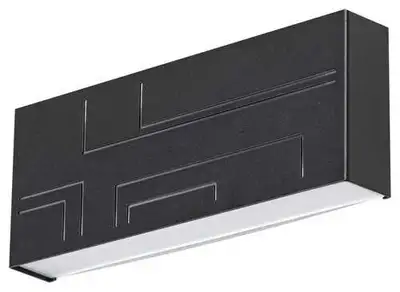RABALUX Maribor, spoljna zidna lampa LED12W crna
