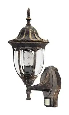 RABALUX Milano spoljna zidna lampa 60W staro zlato IP43 senz