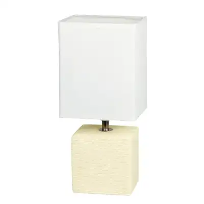 RABALUX Orlando keramicka stona lampa E14 40W krem
